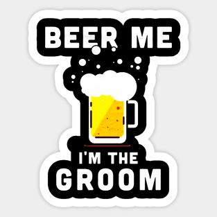 Funny Groom Sticker